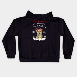 Christmas begins with Corgi Kids Hoodie